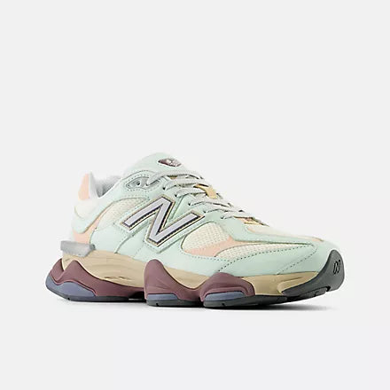 New Balance 9060 — Sea Salt / Solar Flare