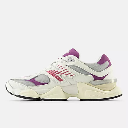 New Balance 9060 — Sea Salt / Fucsia