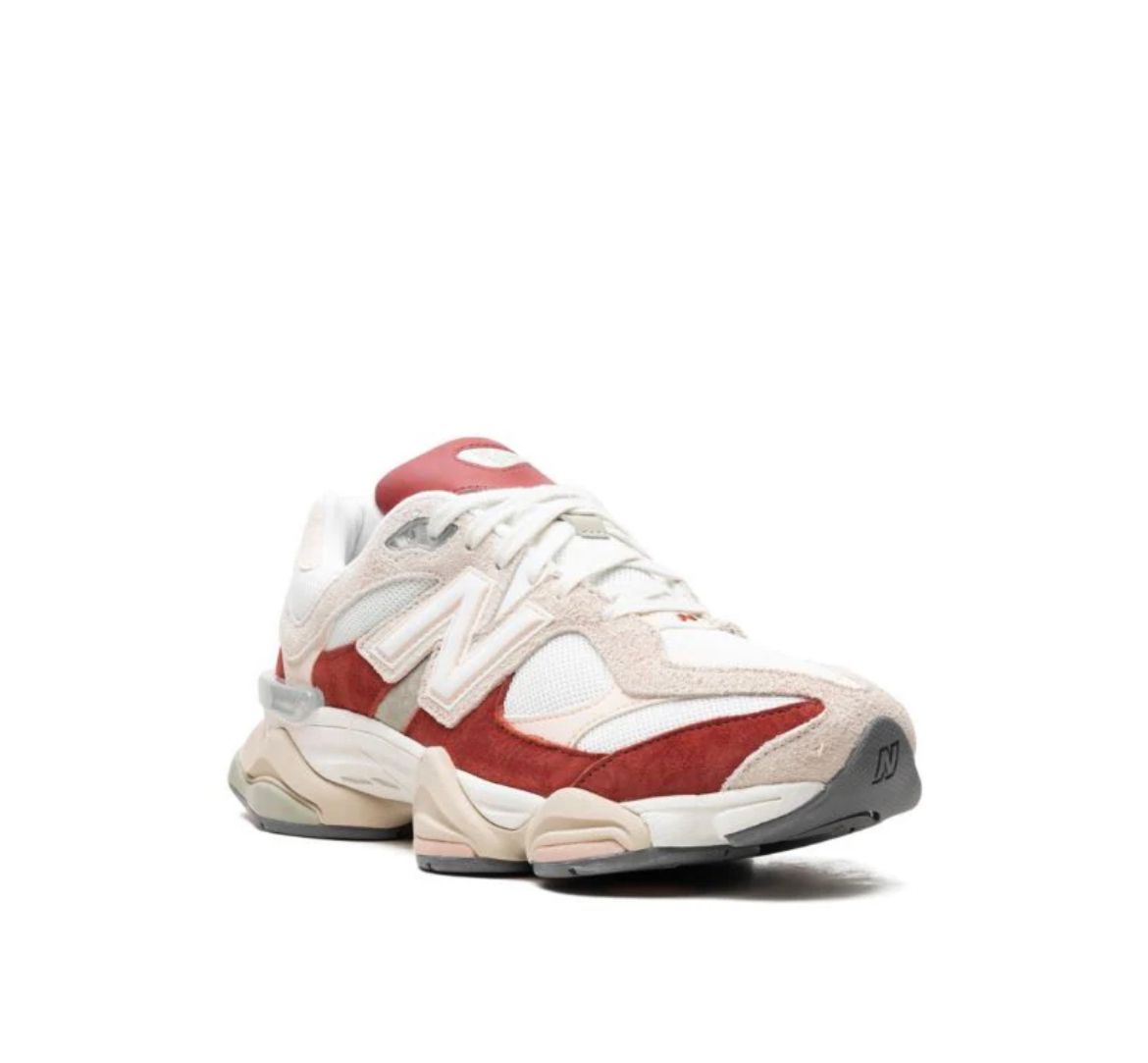 New Balance 9060 — Bianco / Bordeaux