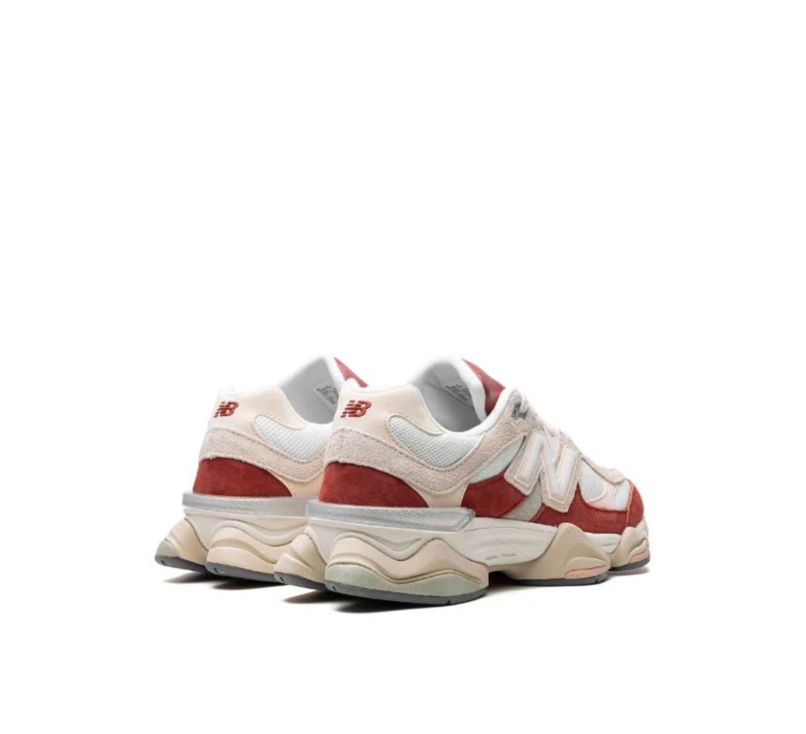 New Balance 9060 — Bianco / Bordeaux