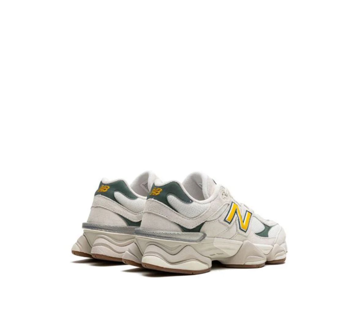 New Balance 9060 — Bianco / Crema · Verde & Giallo
