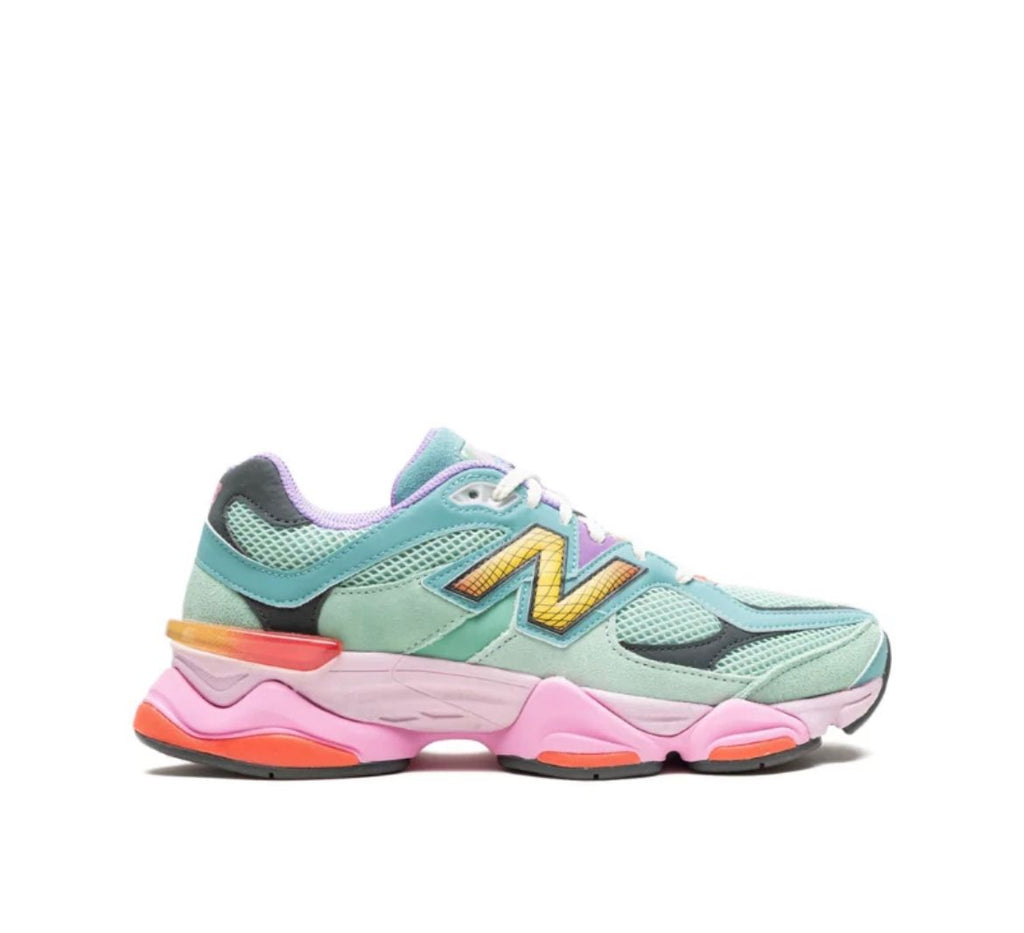 New Balance 9060 — Verde acqua / Multicolore