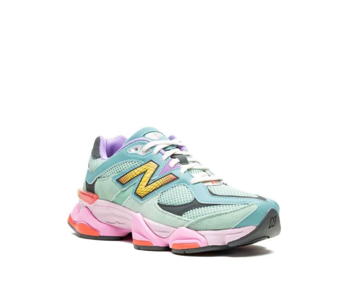 New Balance 9060 — Verde acqua / Multicolore