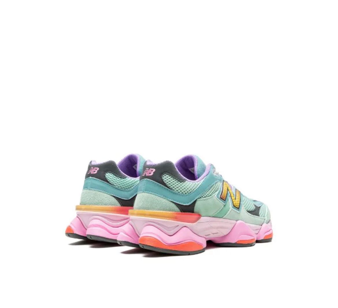 New Balance 9060 — Verde acqua / Multicolore