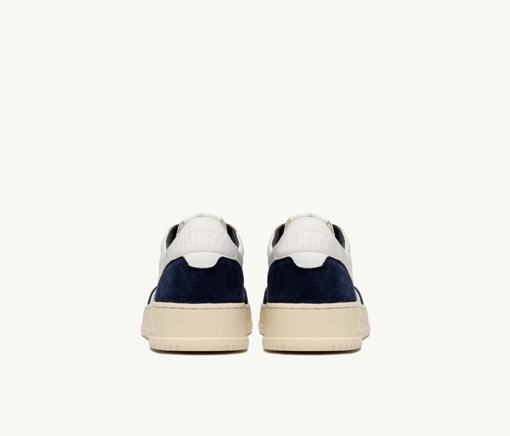 Autry Medalist Low — Bianco / Blu