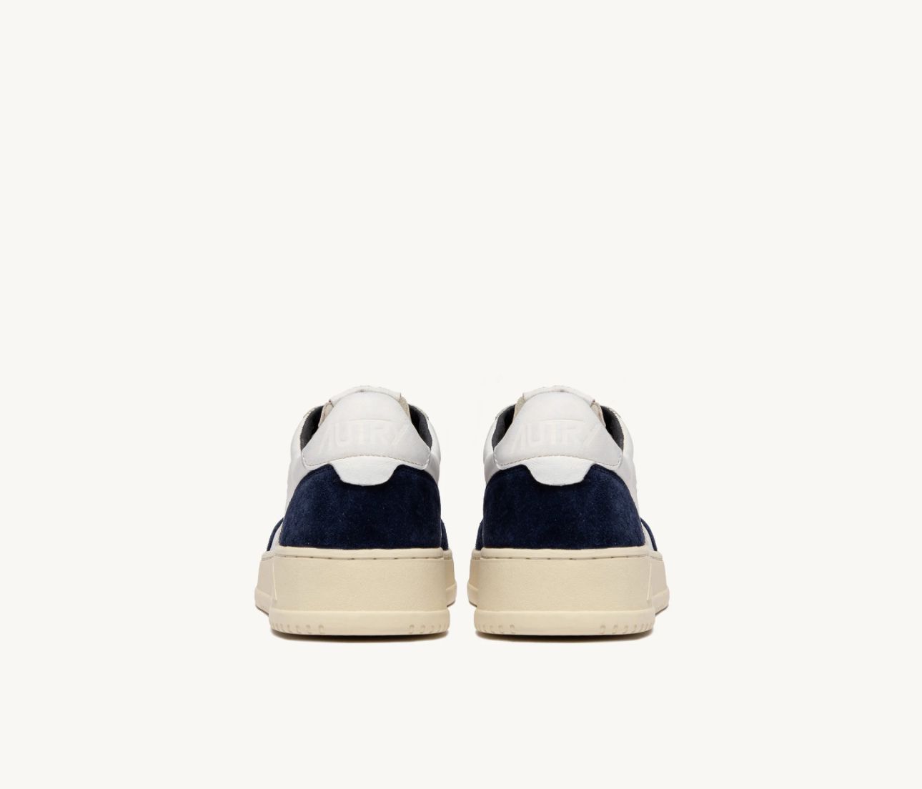 Autry Medalist Low — Bianco / Blu