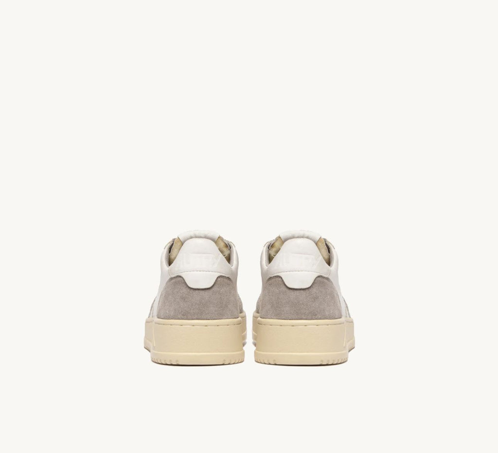 Autry Medalist Low — White/Grey