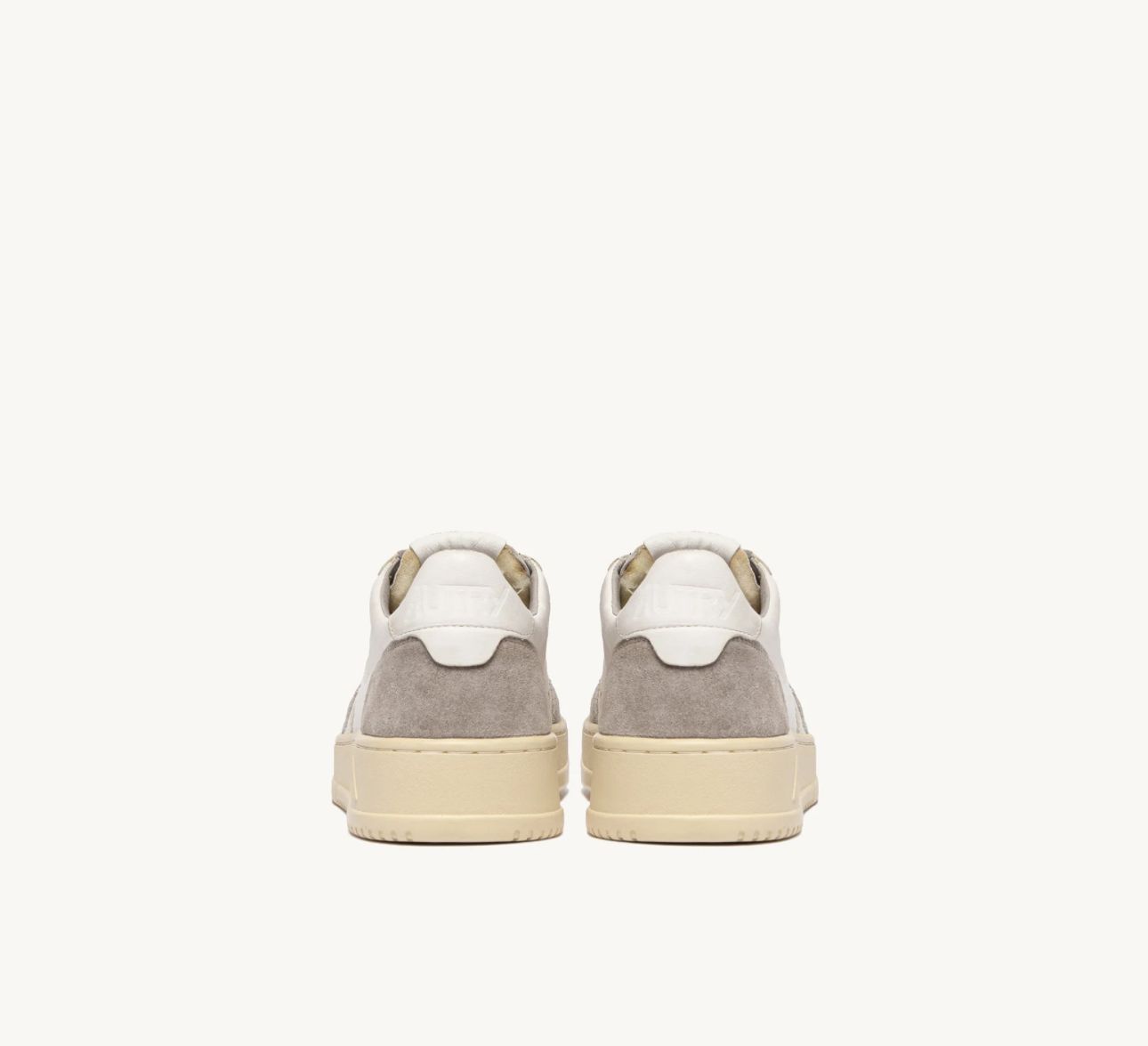 Autry Medalist Low — White/Grey
