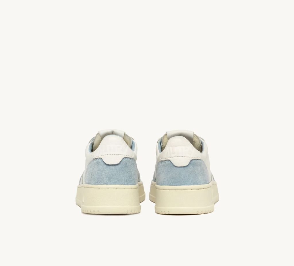 Autry Medalist Low — Bianco / Azzurro