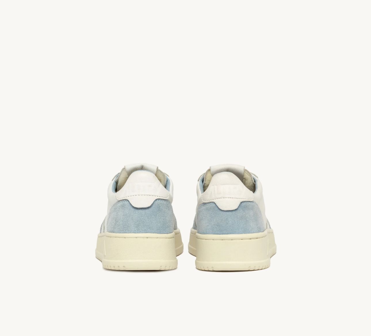 Autry Medalist Low — Bianco / Azzurro