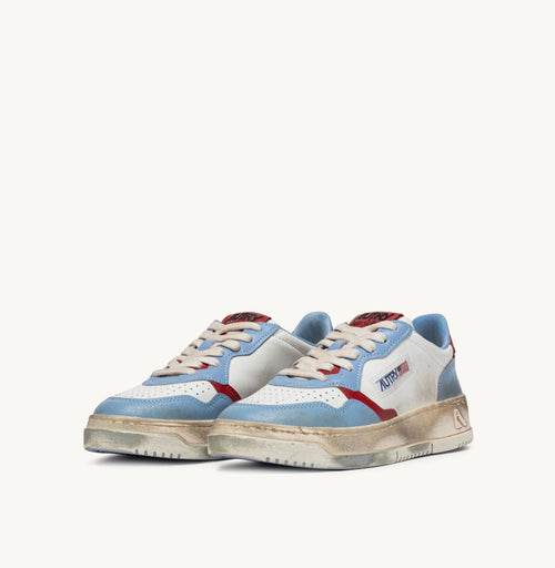 Autry Medalist Super Vintage — Bianco / Azzurro / Rosso