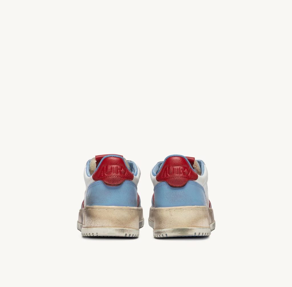 Autry Medalist Super Vintage — Bianco / Azzurro / Rosso