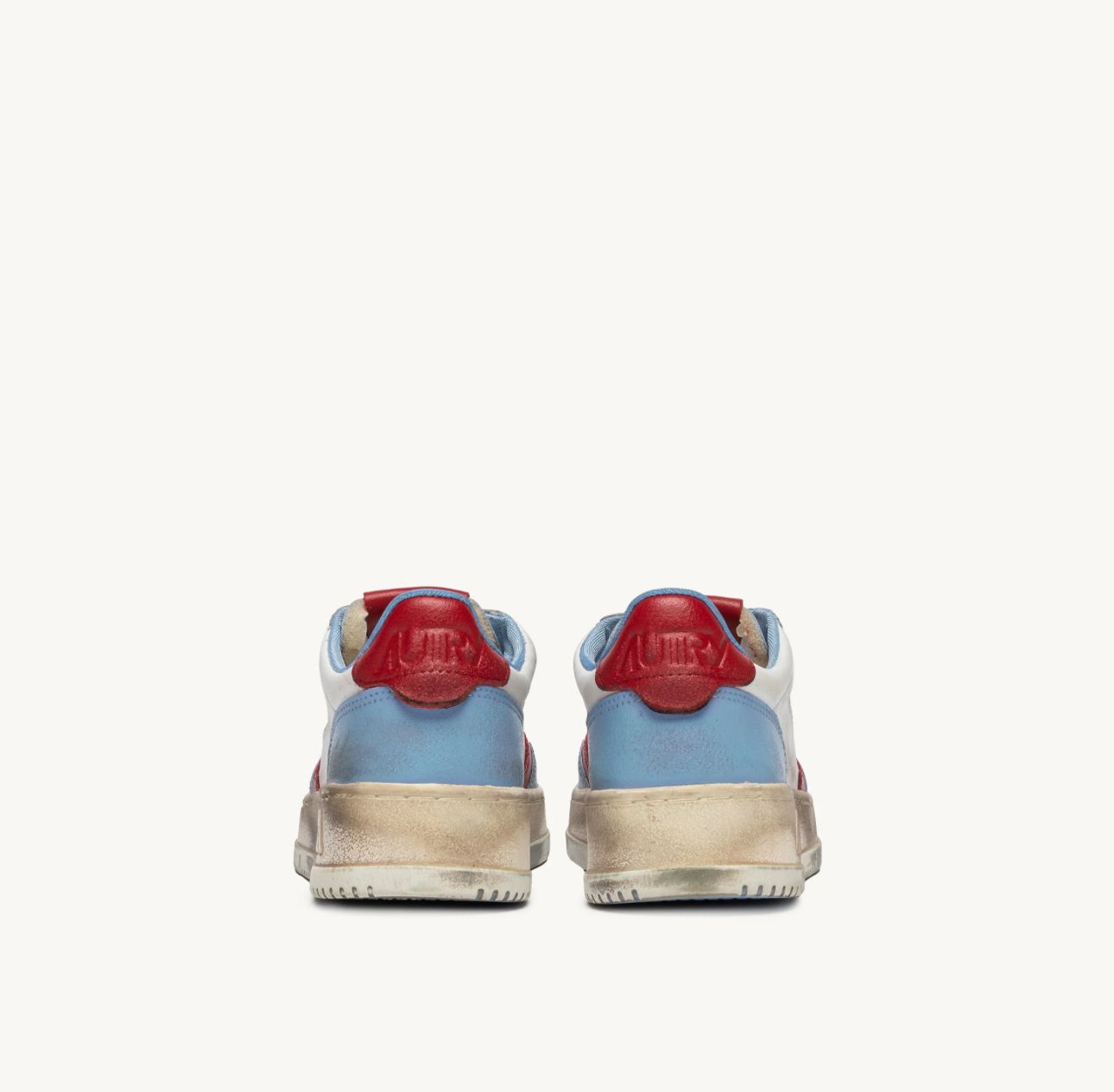 Autry Medalist Super Vintage — Bianco / Azzurro / Rosso