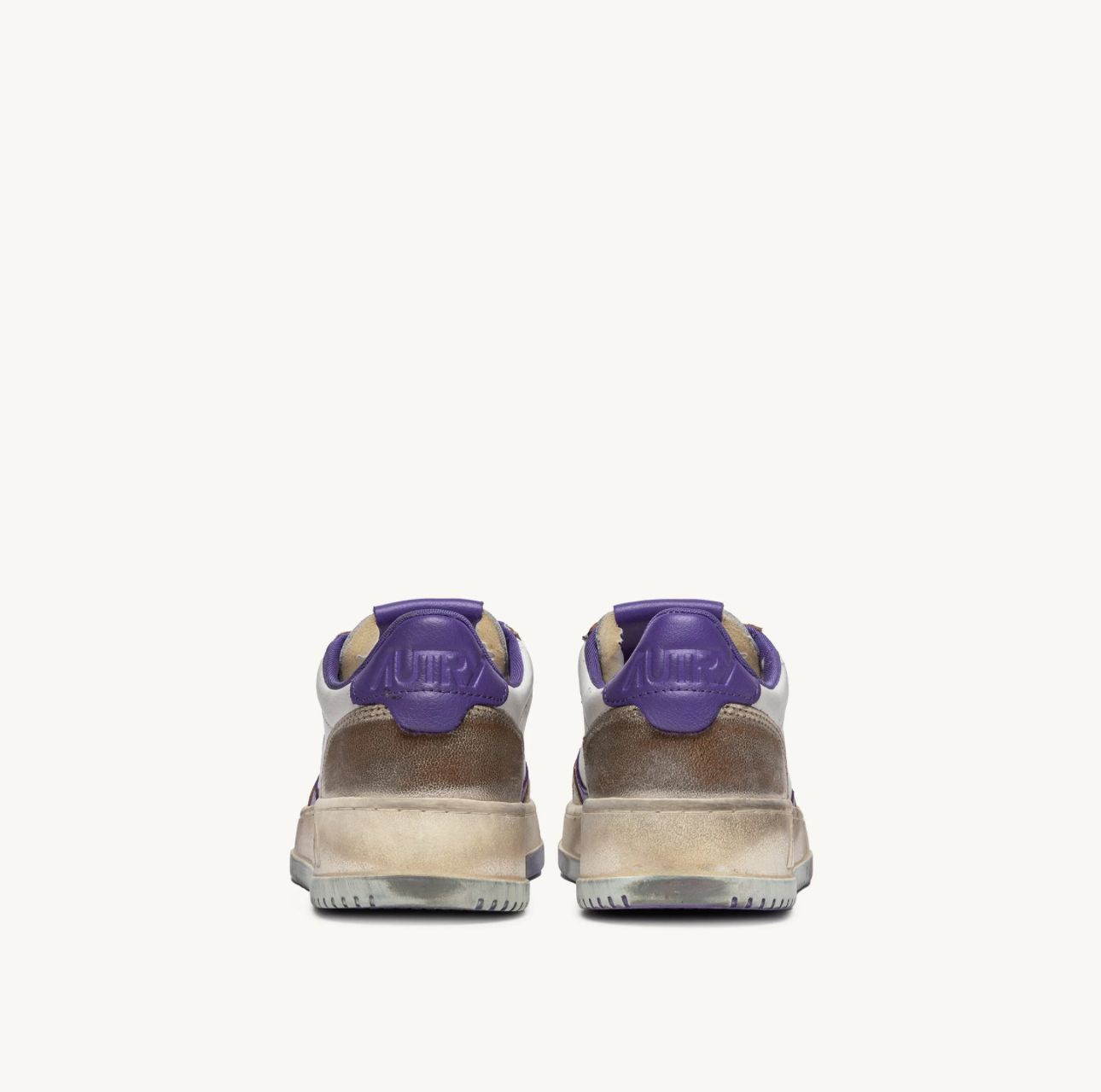 Autry Medalist Super Vintage — White / Gold / Purple