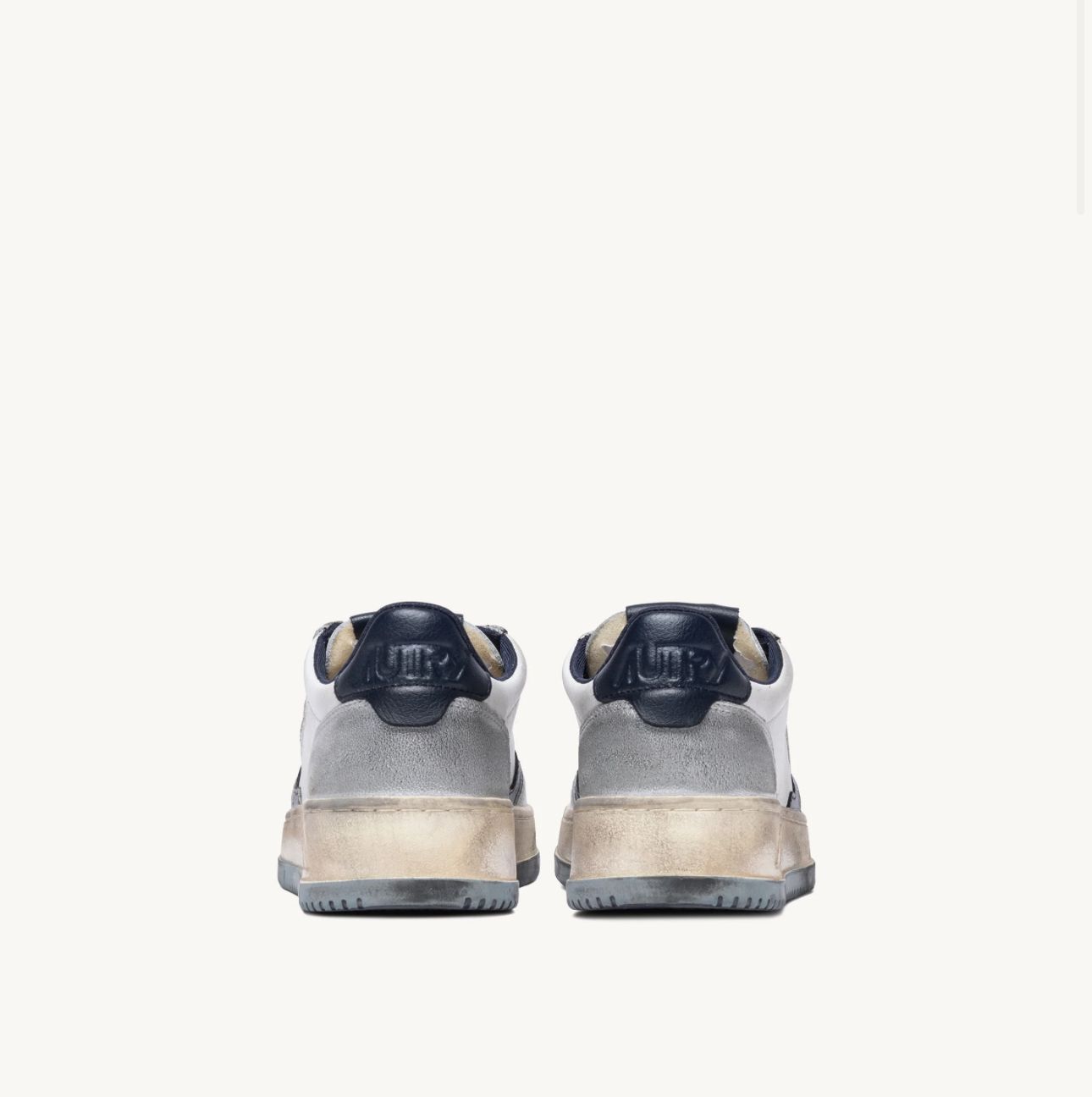 Autry Medalist Super Vintage — White / Silver